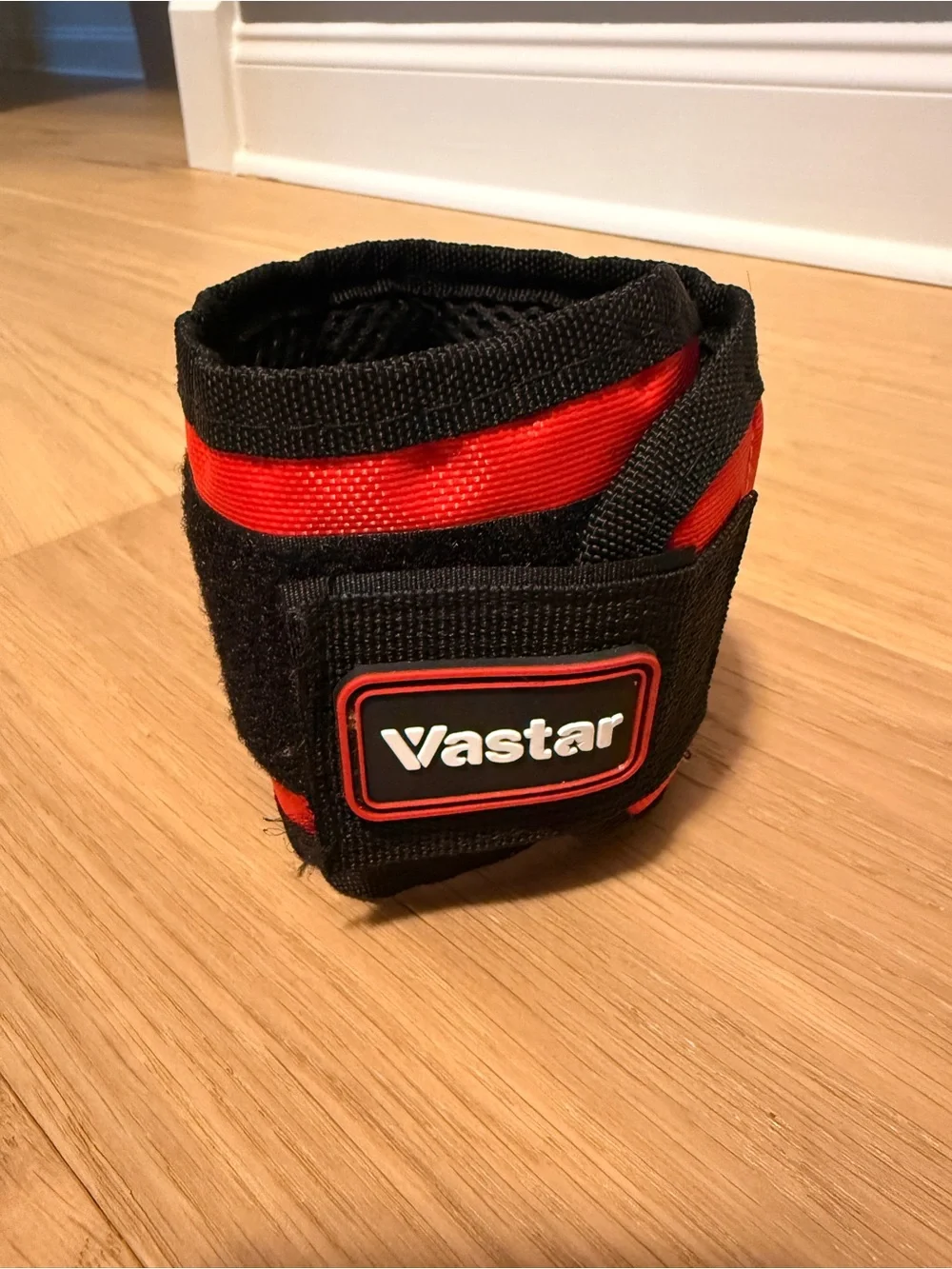 Magnetic Tool Wristband - Red Hands-Free Fastener Holder